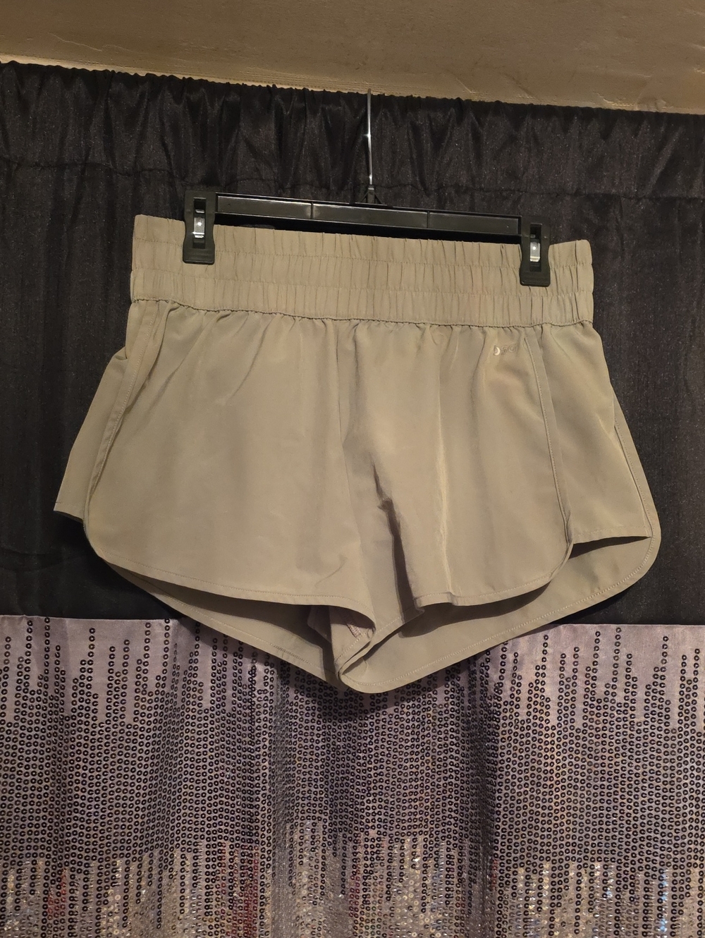 DSG Green Women's Athletic Shorts with Elastic Waist